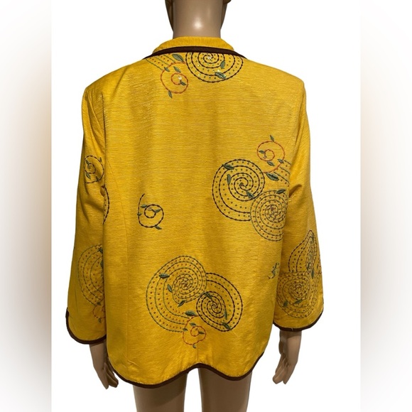 SILKLAND Woman Silk Short Cardigan Size L - Picture 4 of 4